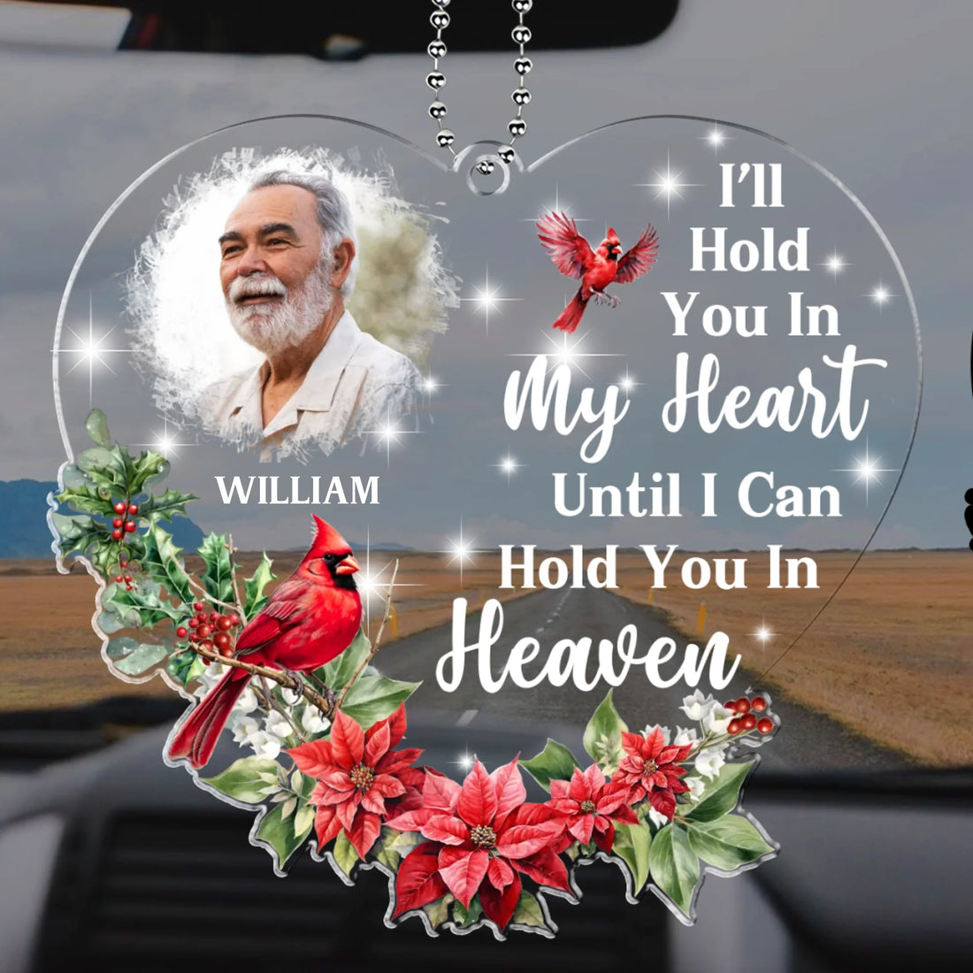 I'll Hold You - Personalized Acrylic Car Hanger