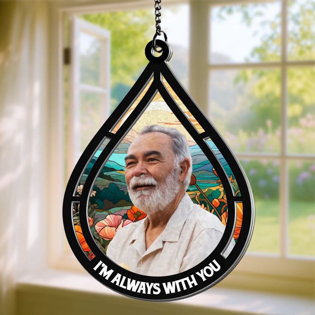 Always With You - Personalized Suncatcher