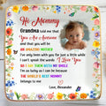 Personalized Ceramic Ring Dish For Mom With Photo And Granddaughter Message