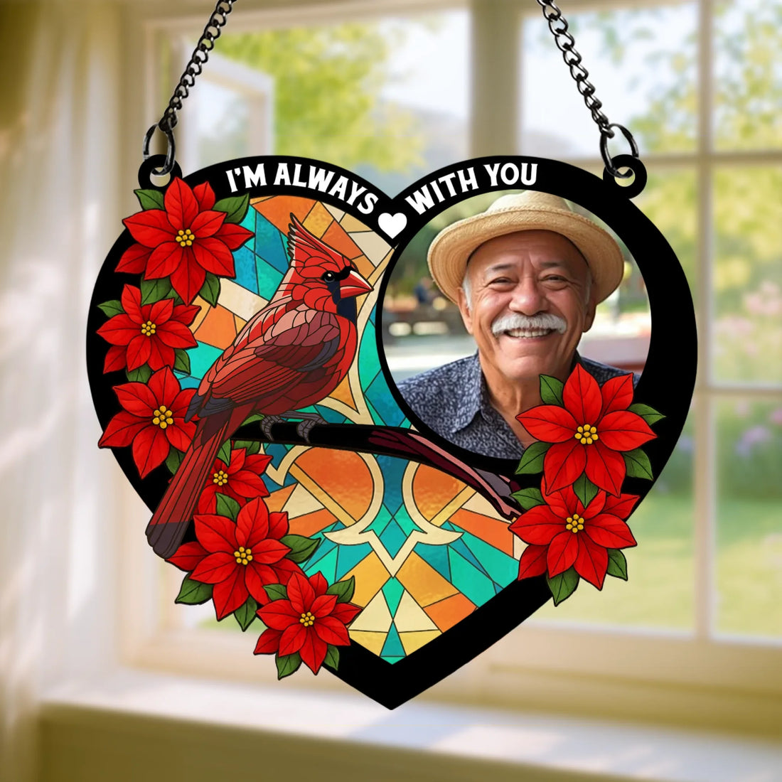Always With You - Personalized Suncatcher