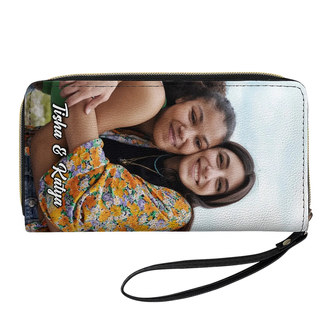 Photo Clutch Wallet - Personalized Leather Clutch Purse