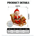 Personalized Acrylic Ornament Product Details And Dimensions