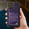 Grandma Personalized Leather Phone Case With Birth Month Flowers