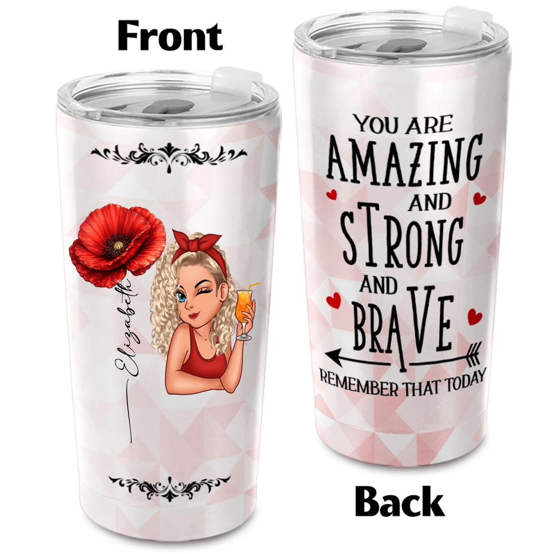 You Are Amazing - Personalized Tumbler