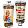 Bookaholic Stainless Steel Travel Tumbler Gift