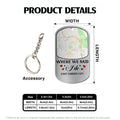 Personalized Photo Keychain Product Details And Size Guide