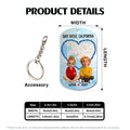 Custom Aluminium Keychain Product Details And Size Guide
