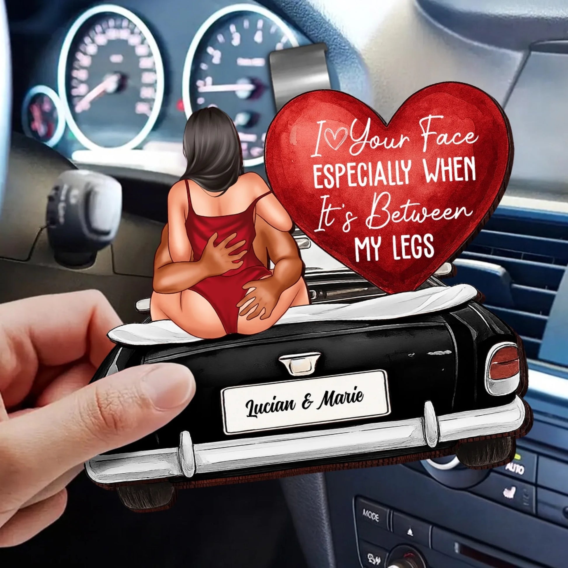 Romantic Car Visor Clip Gift For Husband Or Wife