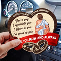 Romantic Car Visor Clip Gift For Husband And Wife