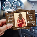 Custom Couple Car Accessory With Funny Love Quote