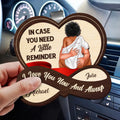 Custom Love Reminder Car Accessory For Couples