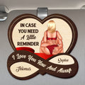 I Love You Personalized Couple Car Visor Clip With Custom Names