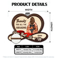 Personalized Wooden Car Visor Clip Product Details
