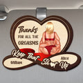 Funny Husband Gift Personalized Car Accessory