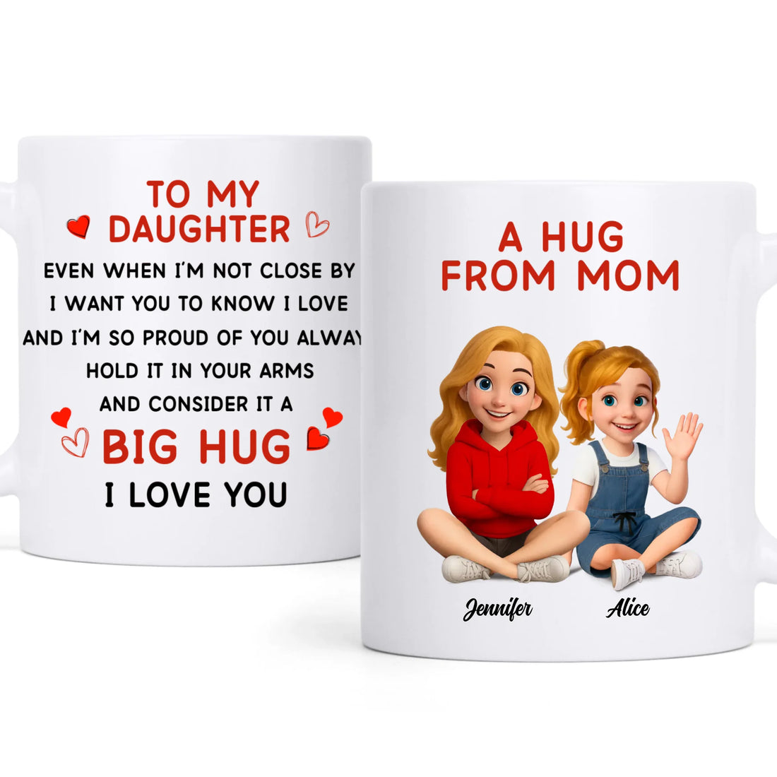 Big Hug - Personalized Coffee Mug