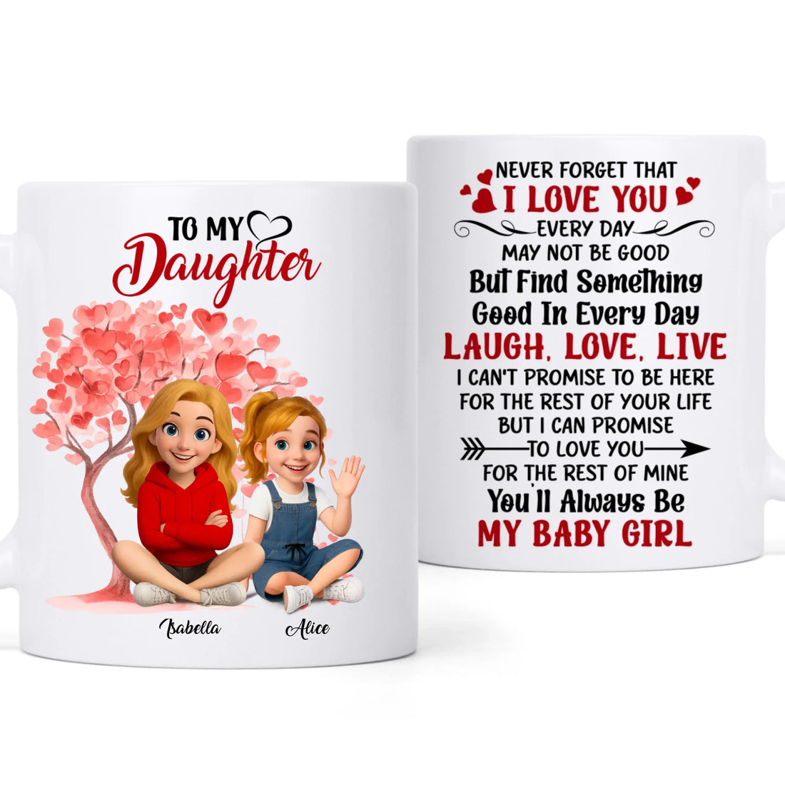 I Love You - Personalized Coffee Mug
