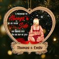 Couple Christmas ornament personalized keepsake gift