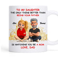 Meaningful Daughter Gift From Dad Personalized Mug