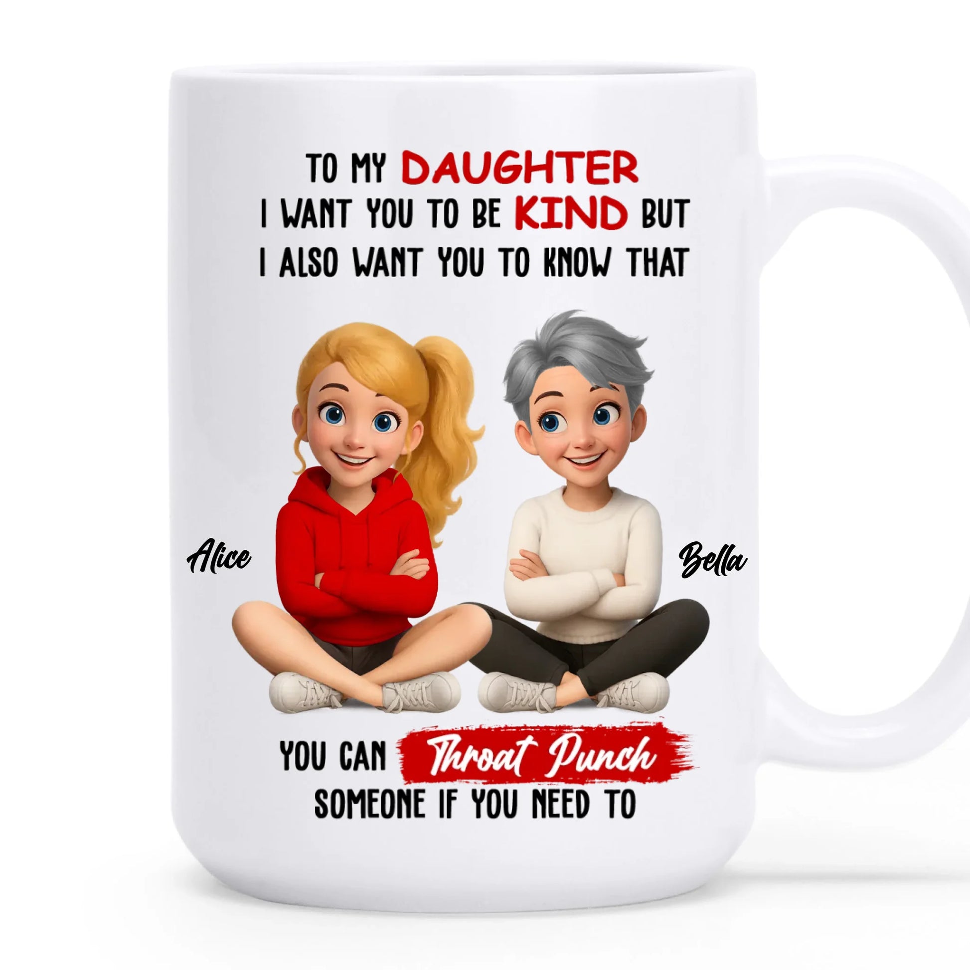 Custom Daughter Coffee Mug Gift From Mom For Everyday Use