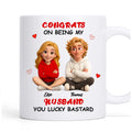 Custom Husband Coffee Mug Anniversary Gift