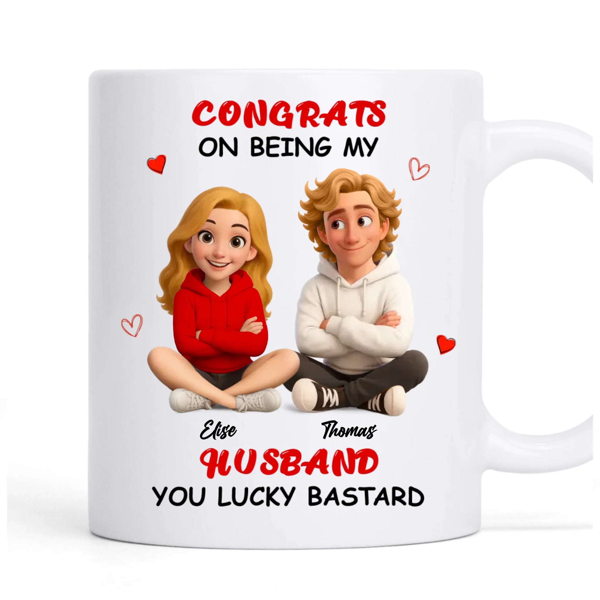 Custom Husband Coffee Mug Anniversary Gift