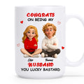 Personalized Couple Coffee Mug For Husband