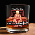 Hope Your Day Is Nice Personalized Whiskey Glass