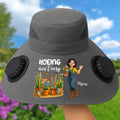 Custom Gardening Solar Fan Hat Gift