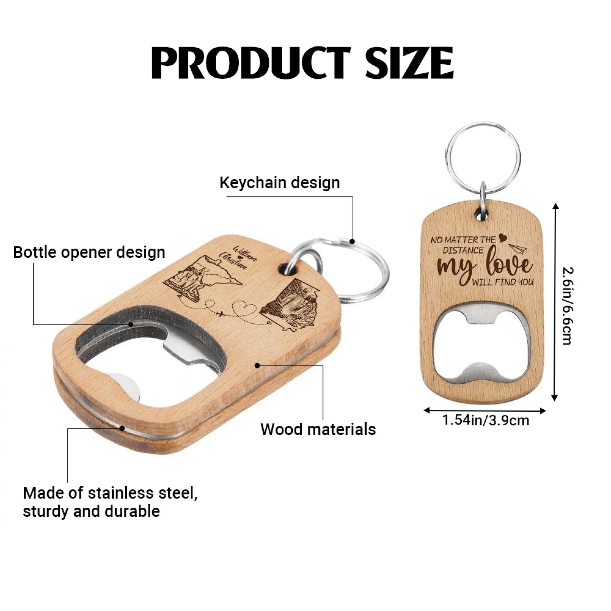 Bottle Opener Keychain Size And Product Details