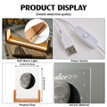 Personalized moon phase acrylic night light size chart and specifications