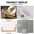 Personalized acrylic night light product details and specifications
