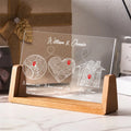 Romantic coordinates night light gift for husband and wife