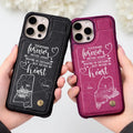 Personalized Couple Wallet Phone Case Everyday Use