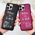 Personalized Long Distance Couple Phone Case Gift