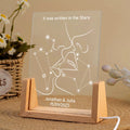Constellation night light for couples and soulmates