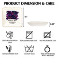 Personalized ceramic ring dish dimensions and product details