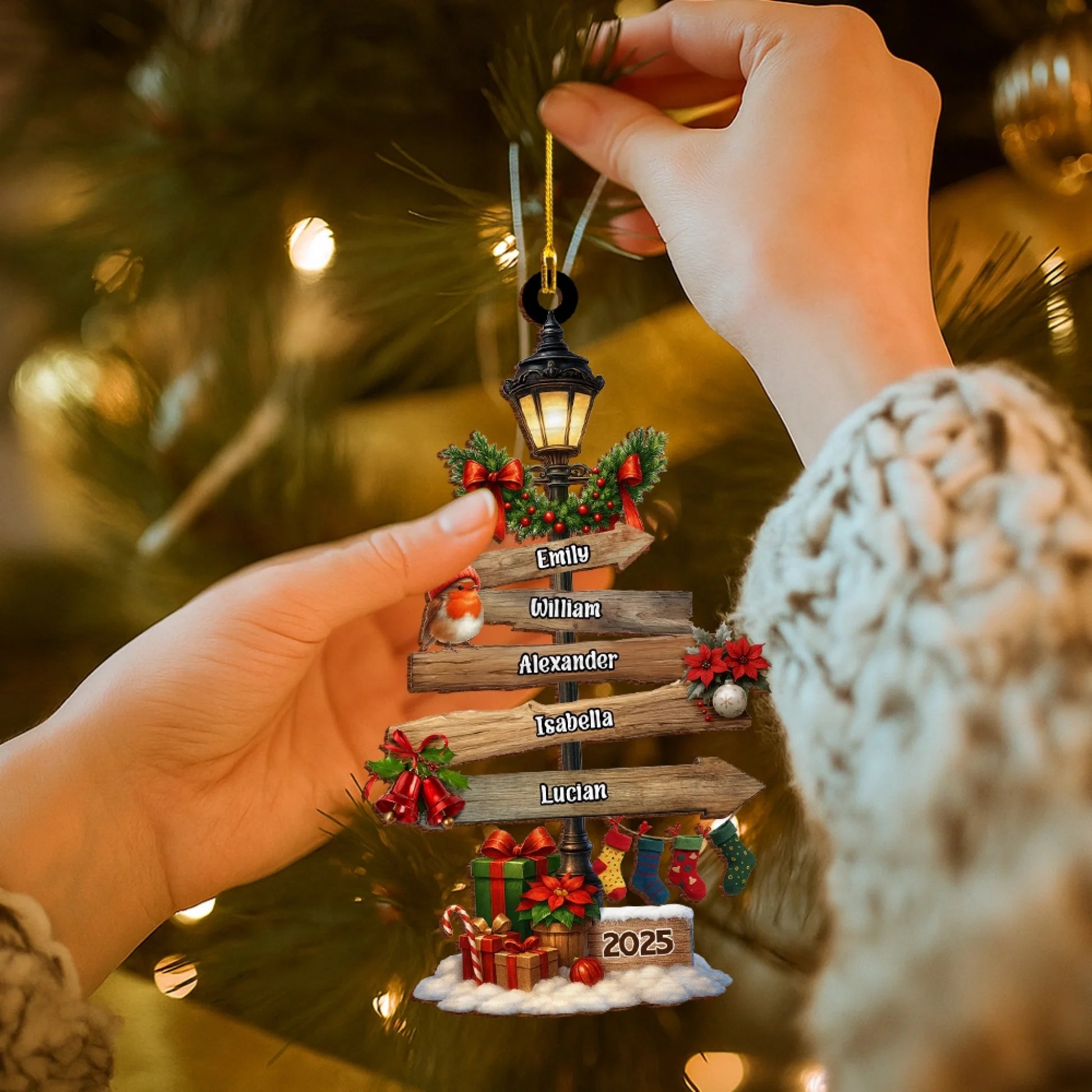 Personalized Holiday Tree Decoration