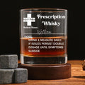 Funny Personalized Whiskey Glass Gift For Husband