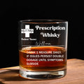 Prescription Whiskey Personalized Whiskey Glass