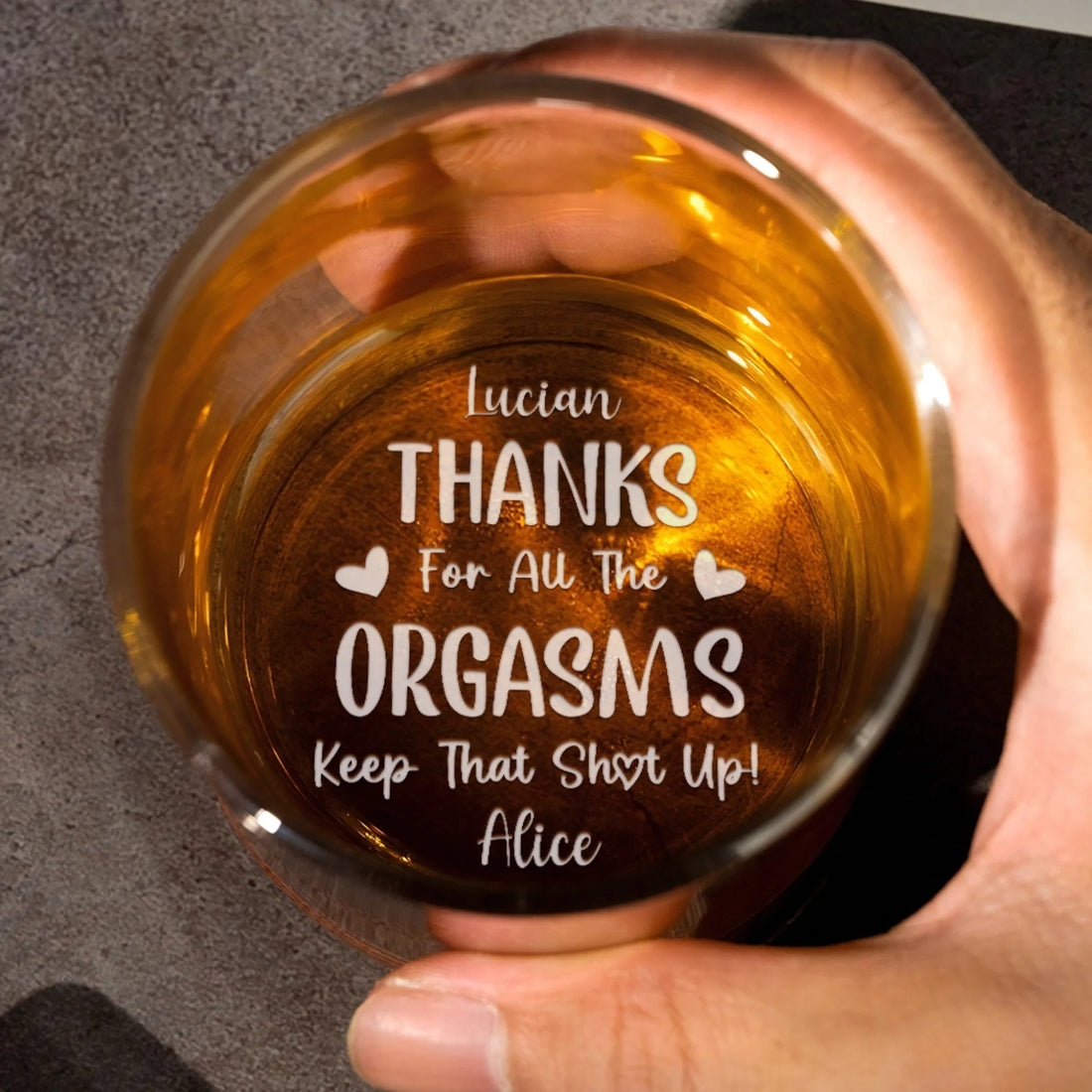 Personalized Engraved Whiskey Glass Funny Gift For Husband