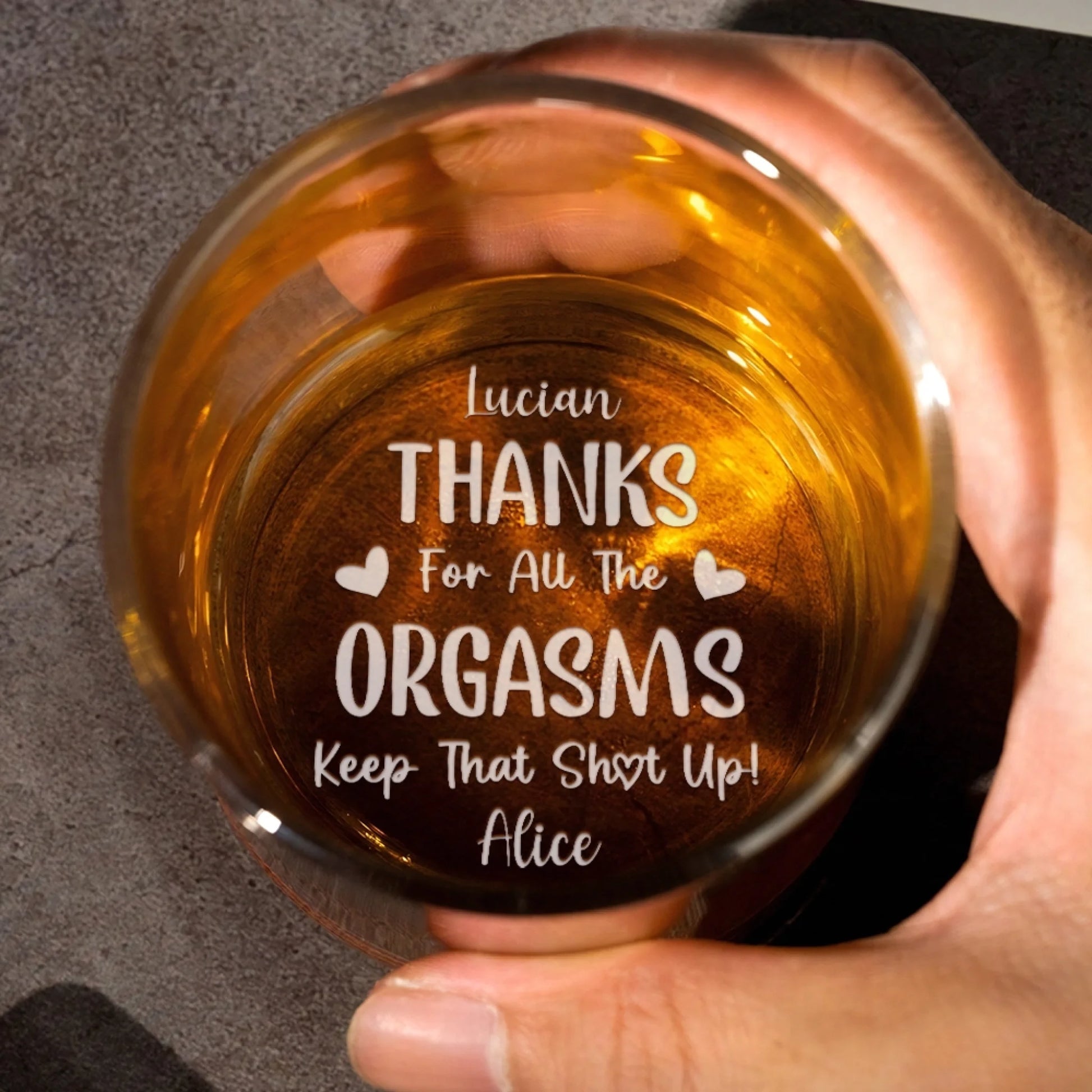 Funny Engraved Whiskey Glass For Men