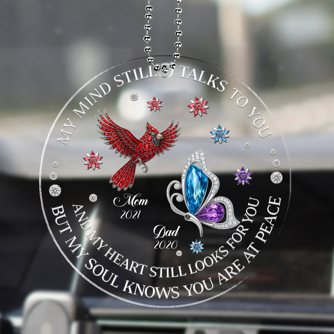 You Are At Peace - Personalized Acrylic Car Hanger