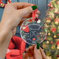 Custom First Christmas Ornament For Couples