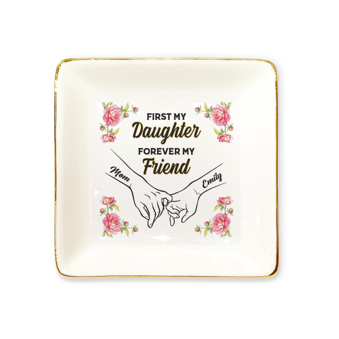 Forever My Friend - Personalized Ceramic Ring Dish