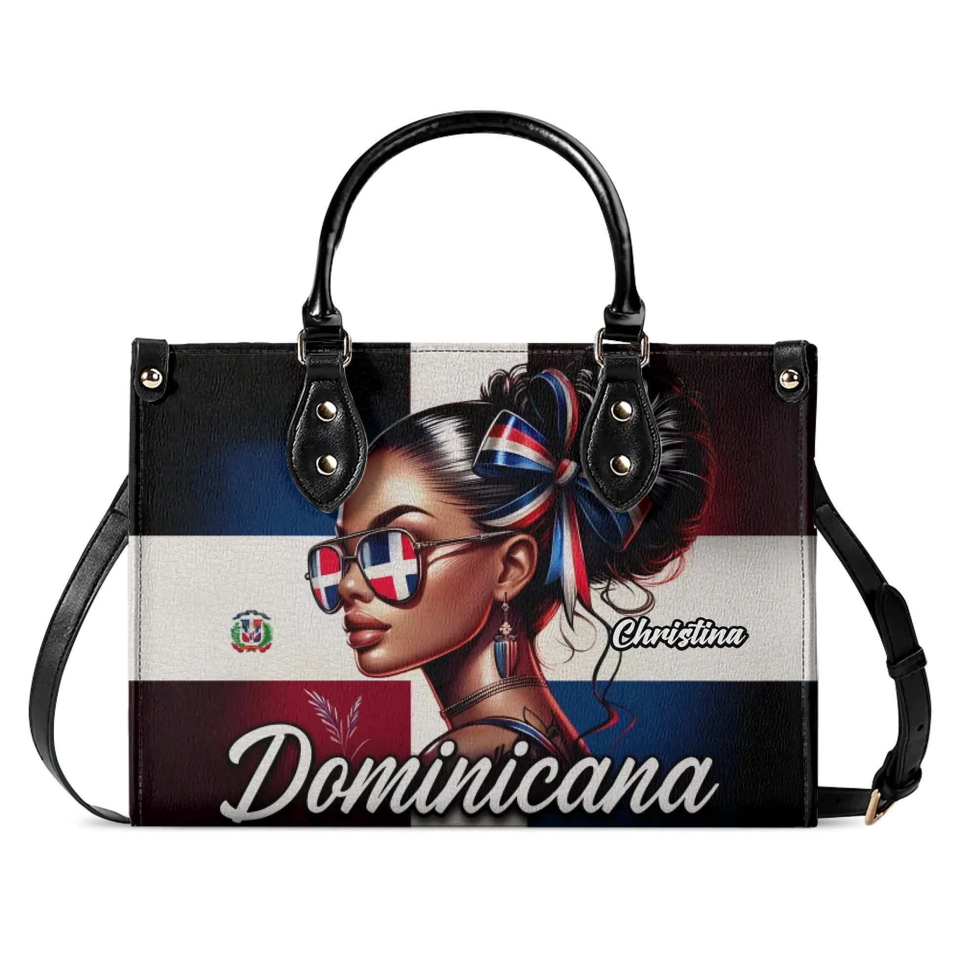 Dominicana Personalized Leather Handbag