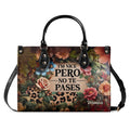 I'm Nice Personalized Leather Handbag