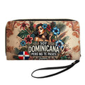 Soy Dominicana Personalized Leather Clutch Purse