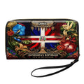 Dominican In My Blood Personalized Leather Clutch Purse
