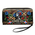 Soy Dominicana Personalized Leather Clutch Purse