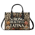 Strong Beautiful Latina Personalized Leather Handbag